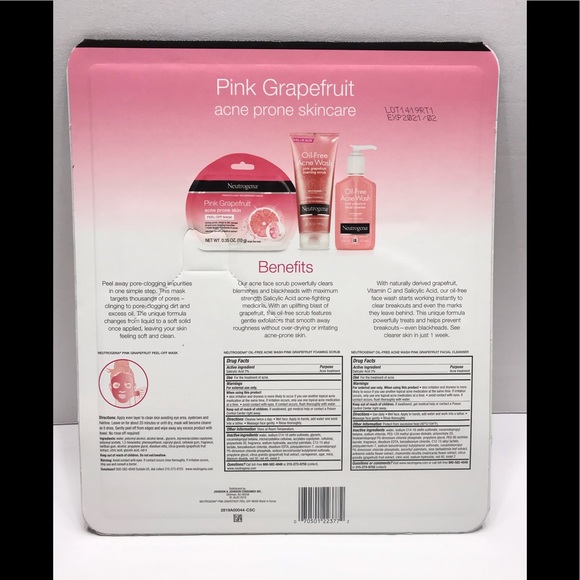NEW Neutrogena Pink Grapefruit Cleaner, Scrub,Mask - Picture 2 of 3